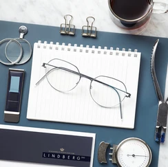 กรอบแว่น Lindberg Acetanium 1014 C.AB02 น้ำหนักเบา ขาแว่นไทเทเนียม